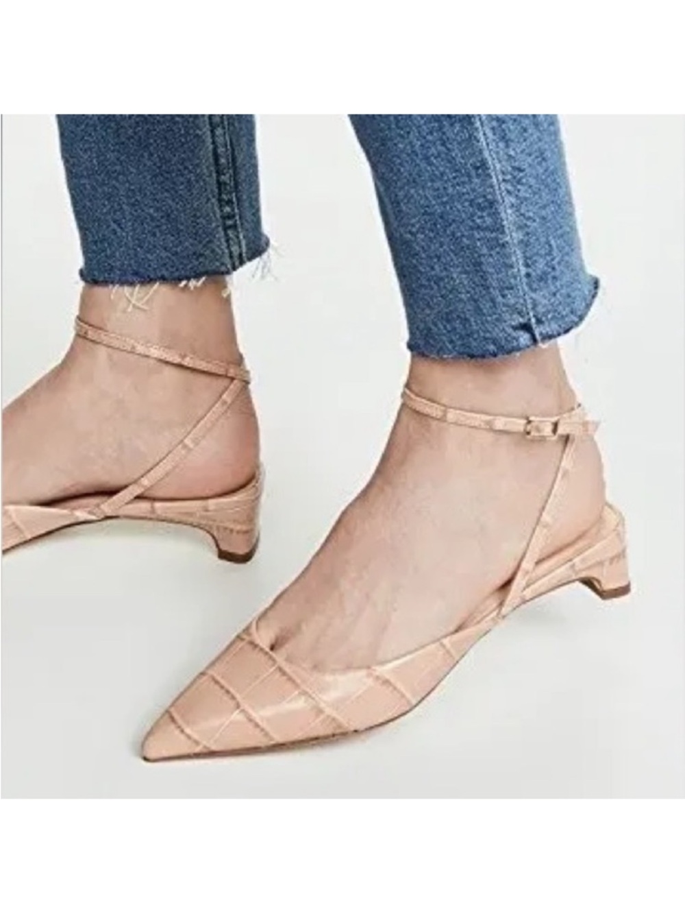 Club Monaco Ambrah point toe ankle strap pumps sandals 7